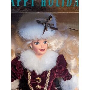 NWT 1996 Holiday Barbie Special Edition Happy Holidays Barbie Doll NRFB